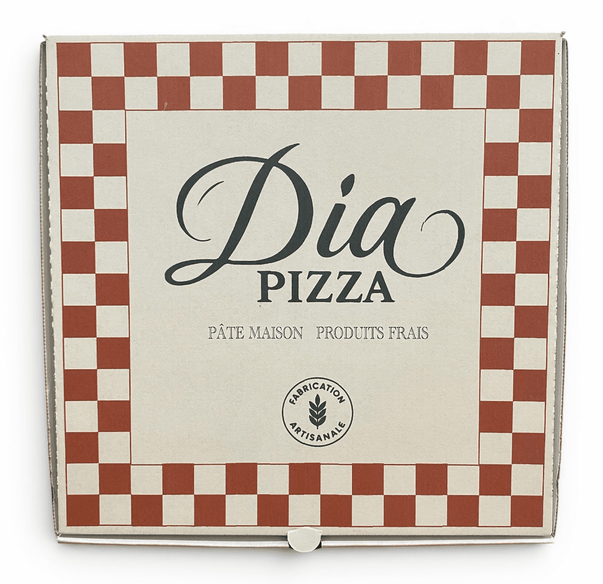Boîte personnalisée pizzeria