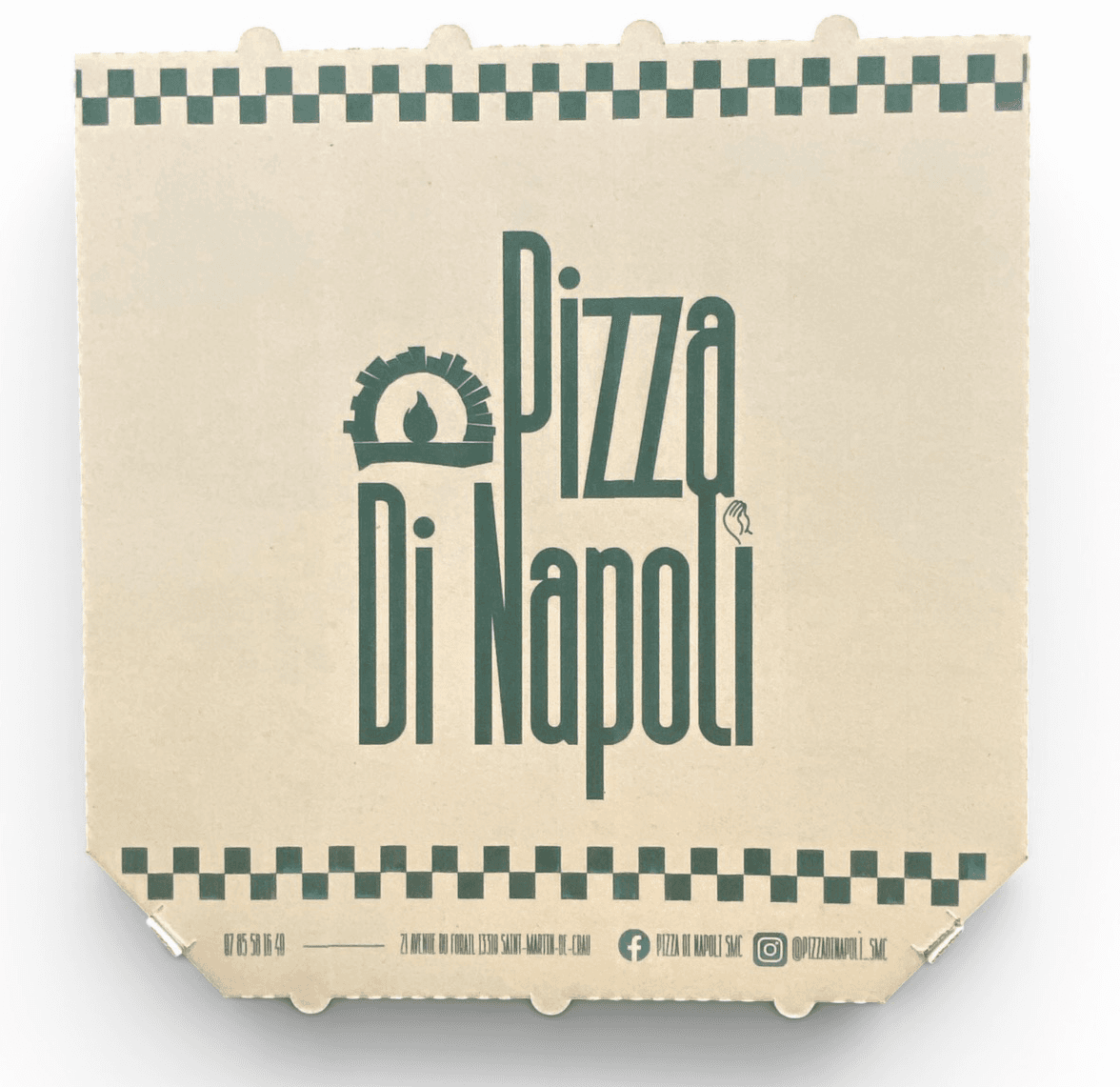 Boîte personnalisée pizzeria