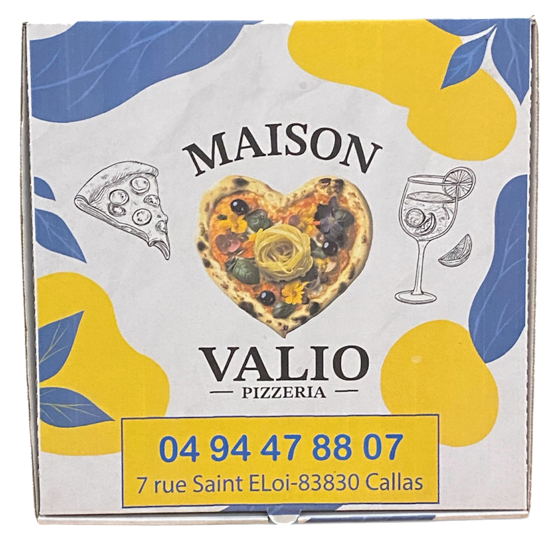 Boîte pizza personnalisée Rennes